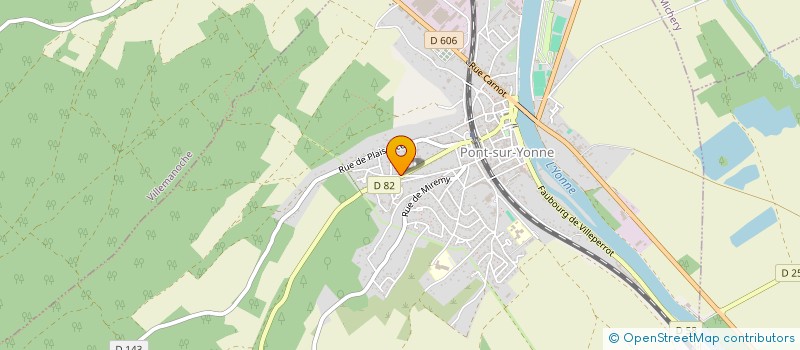localisation de l'entreprise MONSIEUR FLORIAN REBOUILLAT à PONT-SUR-YONNE