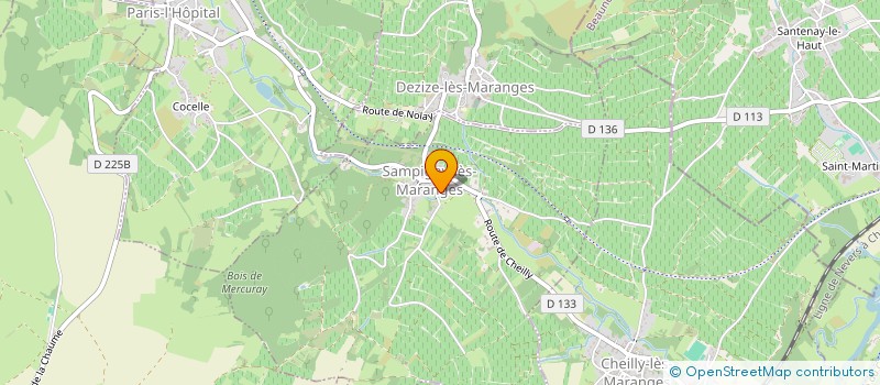 localisation de l'entreprise MONSIEUR FLORIAN REGNARD  SAMPIGNY-LES-MARANGES