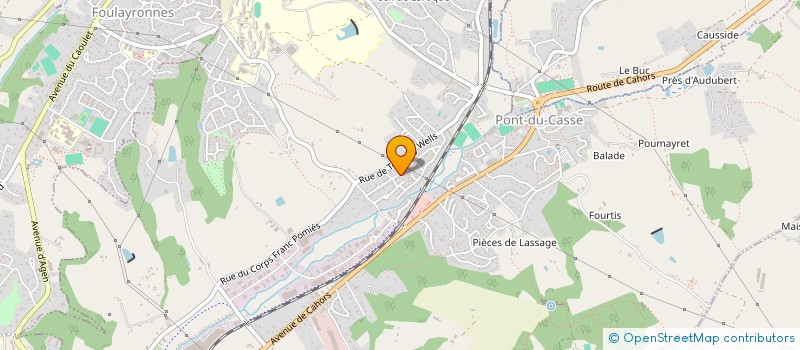 localisation de l'entreprise MONSIEUR FLORIAN RESSAYRE  PONT-DU-CASSE