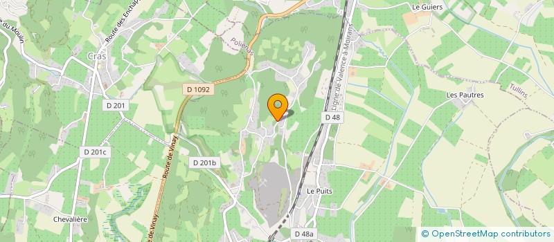 localisation de l'entreprise MONSIEUR FLORIAN REY GIRAUD  TULLINS