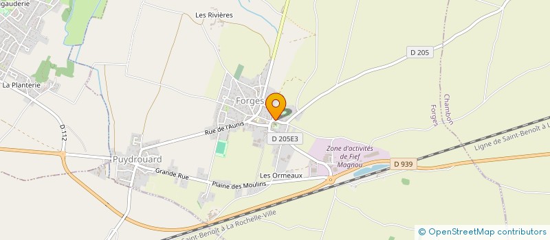 localisation de l'entreprise MONSIEUR FLORIAN RHODON  FORGES