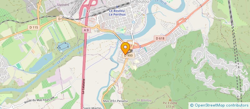 localisation de l'entreprise MONSIEUR FLORIAN RIBAS  LE BOULOU