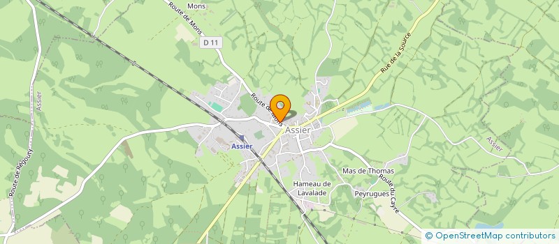 localisation de l'entreprise MONSIEUR FLORIAN RIBAYROL  ASSIER