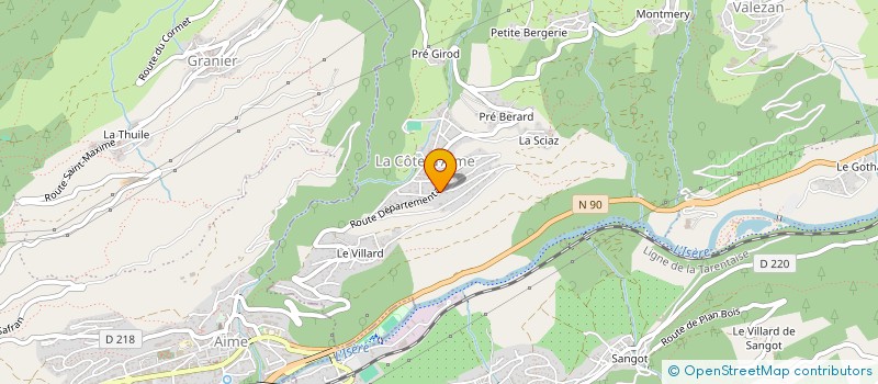 localisation de l'entreprise MONSIEUR FLORIAN RICHARD à LA PLAGNE TARENTAISE