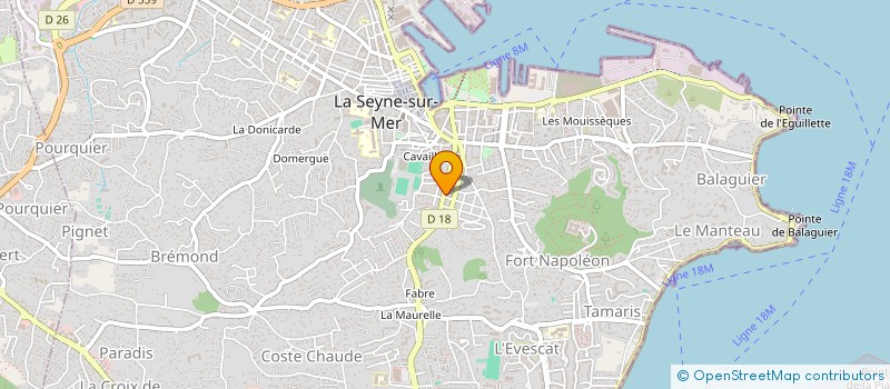 localisation de l'entreprise MONSIEUR FLORIAN RICHARD  LA SEYNE-SUR-MER