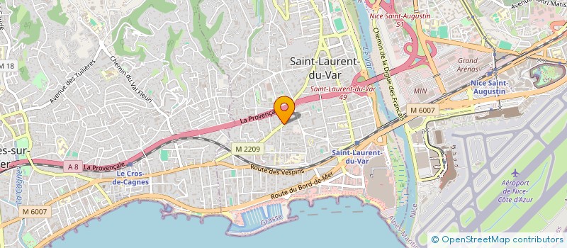 localisation de l'entreprise MONSIEUR FLORIAN RICOLFI à SAINT-LAURENT-DU-VAR