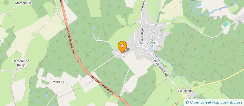 localisation de l'entreprise MONSIEUR FLORIAN RICQUE  RAINVILLERS