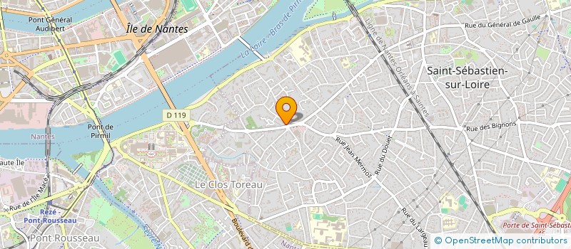 localisation de l'entreprise MONSIEUR FLORIAN RIGAUT à SAINT-SEBASTIEN-SUR-LOIRE