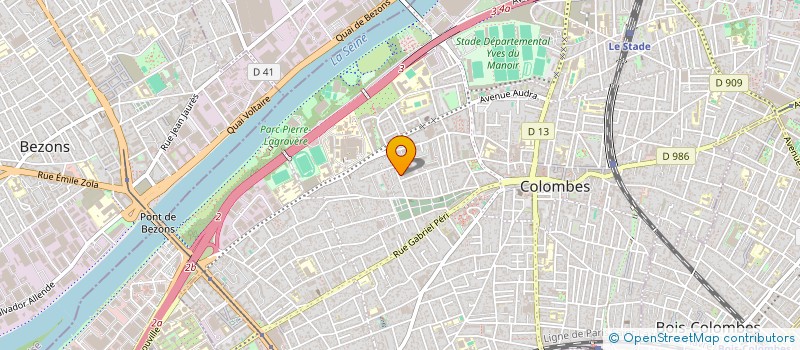 localisation de l'entreprise MONSIEUR FLORIAN RITTER  COLOMBES