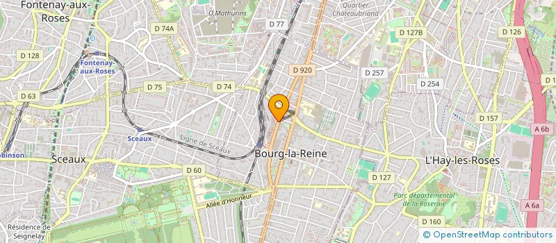 localisation de l'entreprise MONSIEUR FLORIAN ROBERT à BOURG-LA-REINE