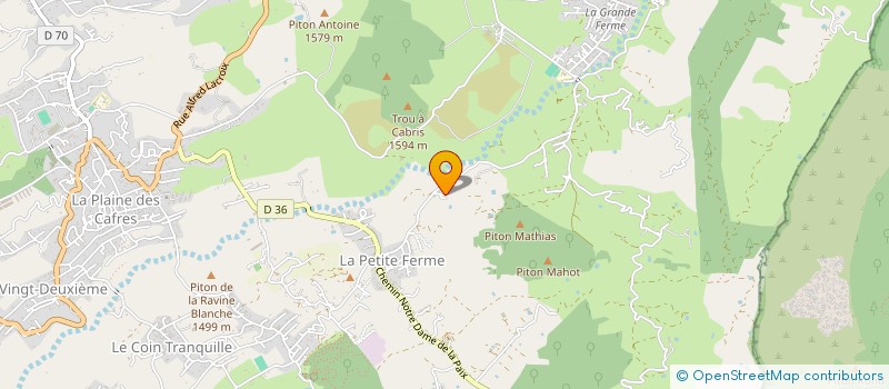 localisation de l'entreprise MONSIEUR FLORIAN ROBERT  LE TAMPON