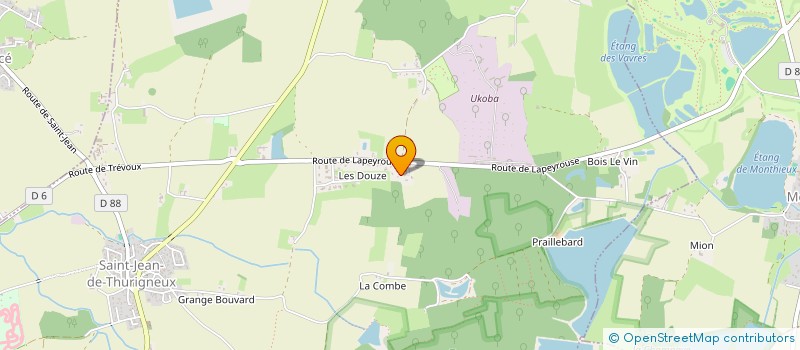 localisation de l'entreprise MONSIEUR FLORIAN ROBERT  SAINT-JEAN-DE-THURIGNEUX