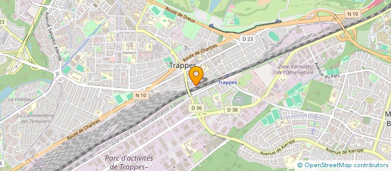 localisation de l'entreprise MONSIEUR FLORIAN RODRIGUES à TRAPPES