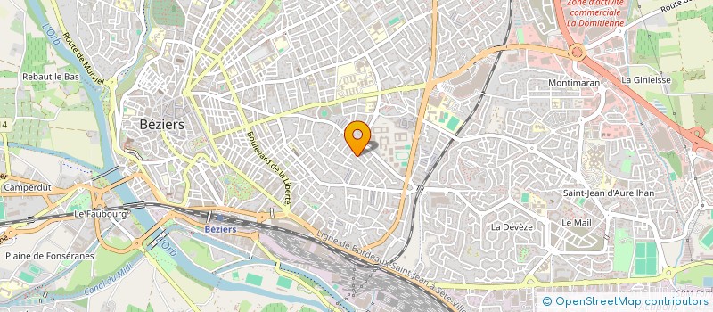 localisation de l'entreprise MONSIEUR FLORIAN RODRIGUES  BEZIERS