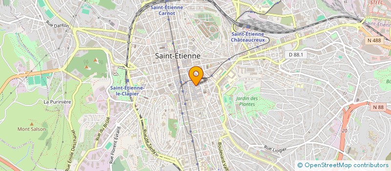 localisation de l'entreprise MONSIEUR FLORIAN ROLLET à SAINT-ETIENNE