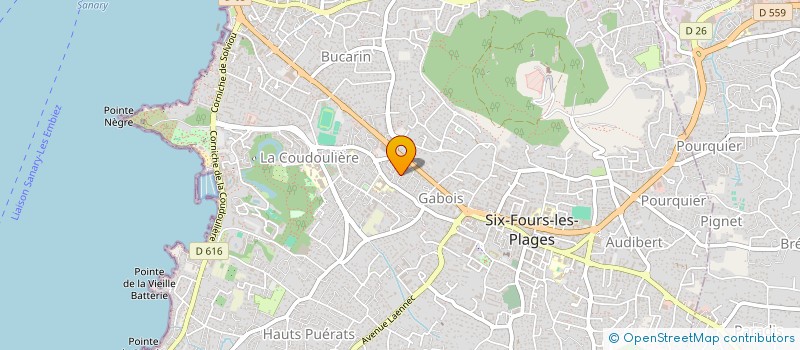 localisation de l'entreprise MONSIEUR FLORIAN ROUMET à SIX-FOURS-LES-PLAGES