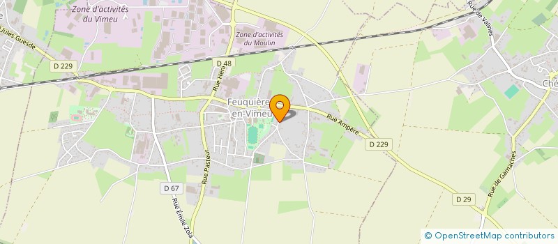localisation de l'entreprise MONSIEUR FLORIAN ROUSSEL  FEUQUIERES-EN-VIMEU
