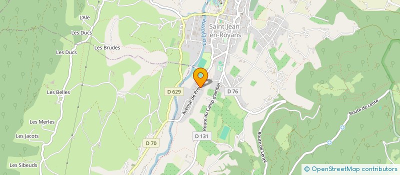 localisation de l'entreprise MONSIEUR FLORIAN ROUX  SAINT-JEAN-EN-ROYANS