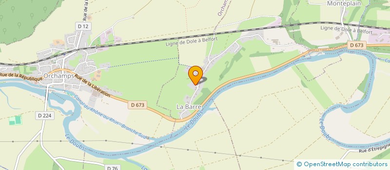 localisation de l'entreprise MONSIEUR FLORIAN ROUX  LA BARRE