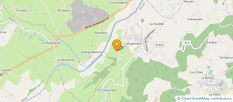 localisation de l'entreprise MONSIEUR FLORIAN ROZET  AVEIZE