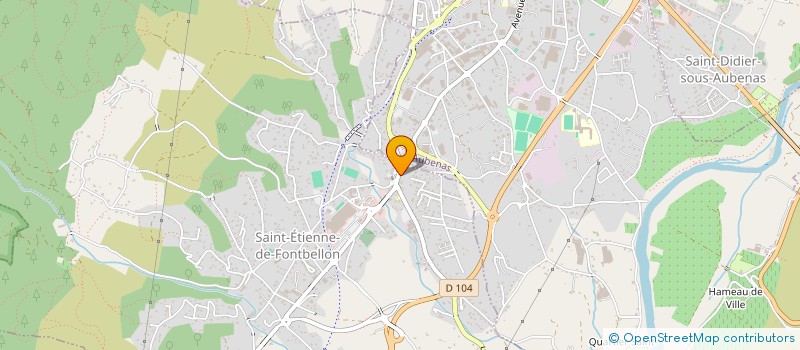 localisation de l'entreprise MONSIEUR FLORIAN RUBATAT  SAINT-ETIENNE-DE-FONTBELLON