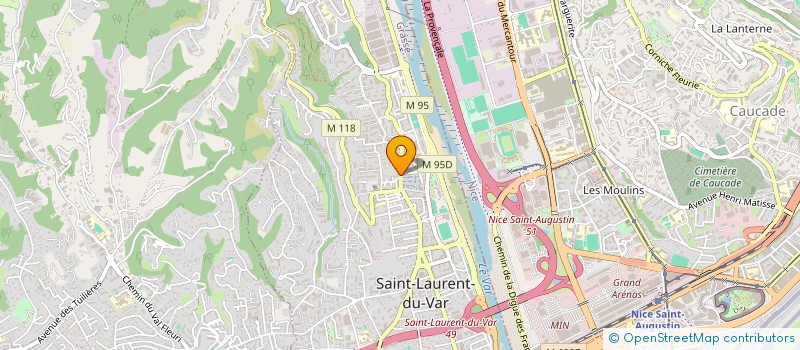 localisation de l'entreprise MONSIEUR FLORIAN RUSCH à SAINT-LAURENT-DU-VAR