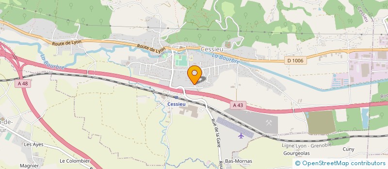 localisation de l'entreprise MONSIEUR FLORIAN RUZZA  CESSIEU