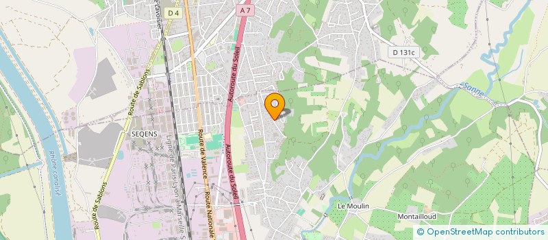 localisation de l'entreprise MONSIEUR FLORIAN SACRAMENTO  SALAISE-SUR-SANNE