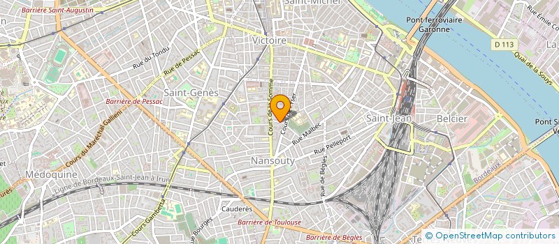 localisation de l'entreprise MONSIEUR FLORIAN SAFFROY  BORDEAUX