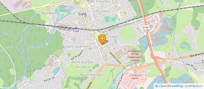 localisation de l'entreprise MONSIEUR FLORIAN SAILLEY à LURE