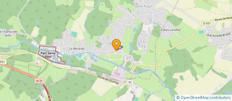 localisation de l'entreprise MONSIEUR FLORIAN SAINT-LEGER  SAINT-PAUL