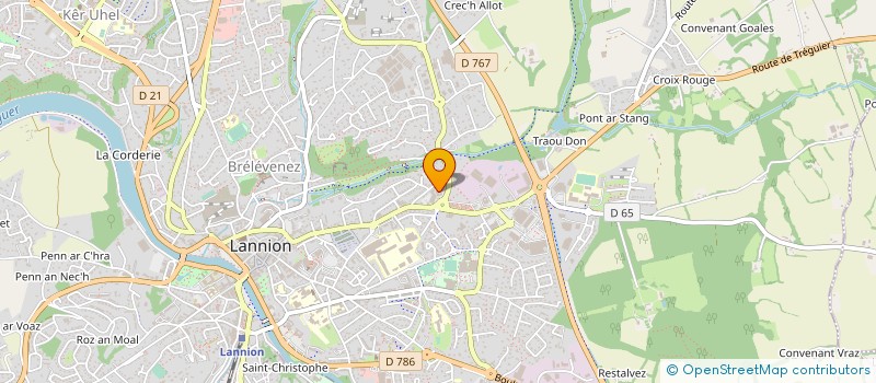 localisation de l'entreprise MONSIEUR FLORIAN SALVE à LANNION