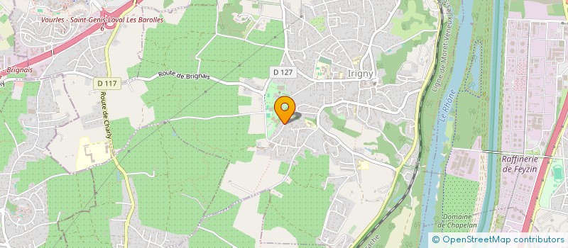 localisation de l'entreprise MONSIEUR FLORIAN SANCHEZ  IRIGNY