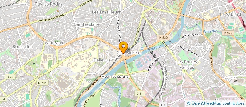 localisation de l'entreprise MONSIEUR FLORIAN SANGLIER à LIMOGES