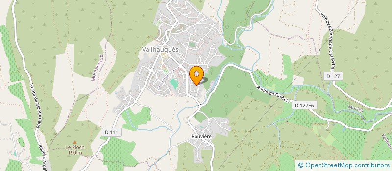 localisation de l'entreprise MONSIEUR FLORIAN SANNA  VAILHAUQUES