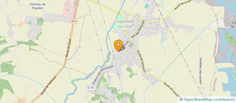 localisation de l'entreprise MONSIEUR FLORIAN SANTOS  LAGARDELLE-SUR-LEZE