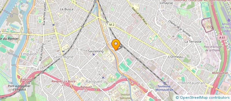 localisation de l'entreprise MONSIEUR FLORIAN SARCI  TOULOUSE