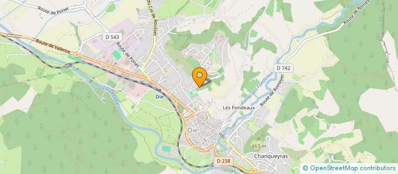 localisation de l'entreprise MONSIEUR FLORIAN SASSIER  DIE