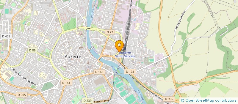 localisation de l'entreprise MONSIEUR FLORIAN SAUNIER à AUXERRE