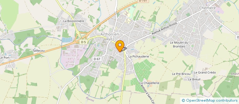 localisation de l'entreprise MONSIEUR FLORIAN SAUVAGE  CHAUMES-EN-RETZ