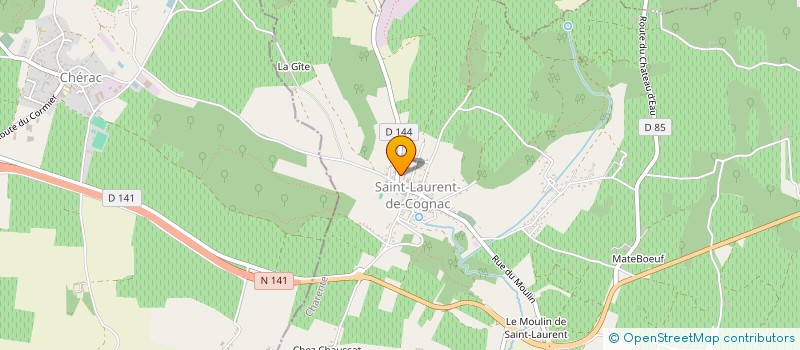 localisation de l'entreprise MONSIEUR FLORIAN SAUVAITRE à SAINT-LAURENT-DE-COGNAC