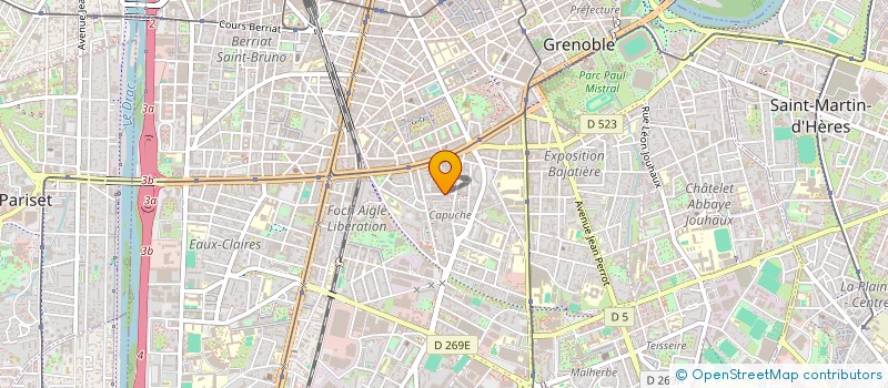 localisation de l'entreprise MONSIEUR FLORIAN SAVIGNON  GRENOBLE