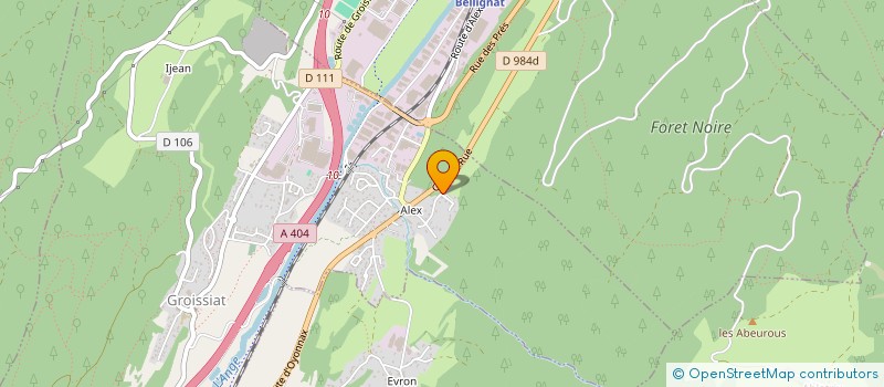 localisation de l'entreprise MONSIEUR FLORIAN SCHAFER à GROISSIAT