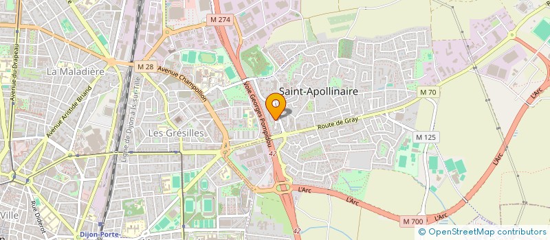 localisation de l'entreprise MONSIEUR FLORIAN SEBELON à SAINT-APOLLINAIRE