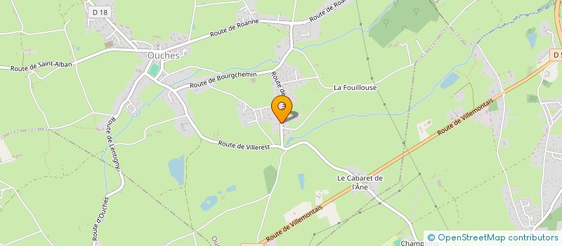 localisation de l'entreprise MONSIEUR FLORIAN SEGUIN  OUCHES