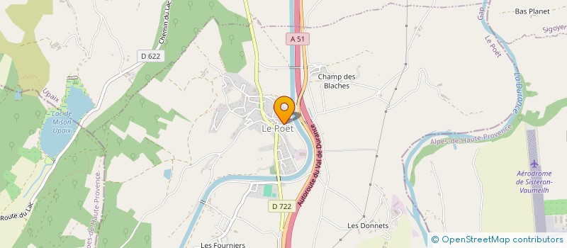 localisation de l'entreprise MONSIEUR FLORIAN SEMANAZ  LE POET