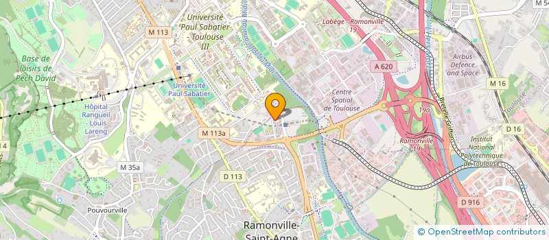 localisation de l'entreprise MONSIEUR FLORIAN SENTENAC  RAMONVILLE-SAINT-AGNE