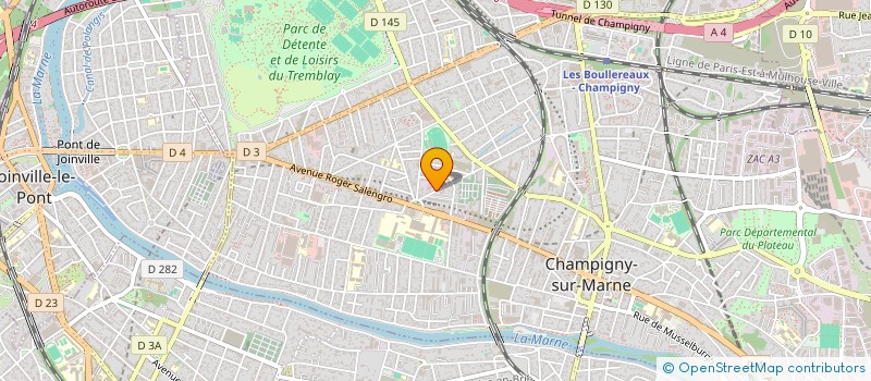 localisation de l'entreprise MONSIEUR FLORIAN SERVANT à CHAMPIGNY-SUR-MARNE