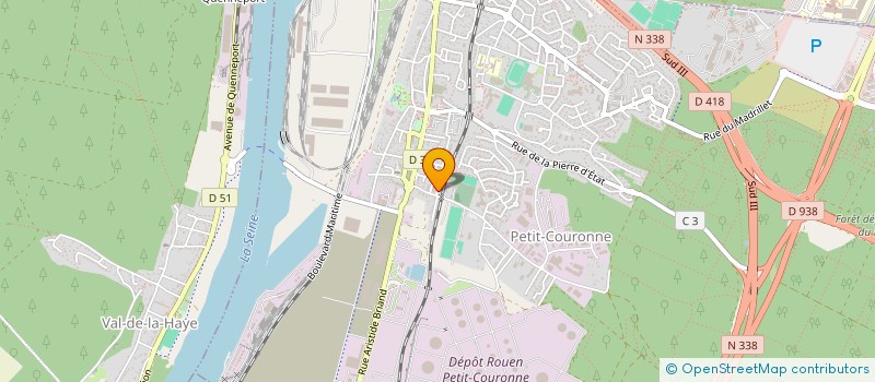 localisation de l'entreprise MONSIEUR FLORIAN SIMONNEAU  PETIT-COURONNE