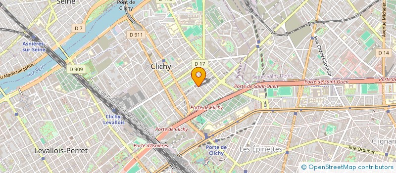 localisation de l'entreprise MONSIEUR FLORIAN SIMONNET à CLICHY